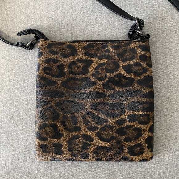 Lula Faux Leather Leopard Print Crossbody Bag - Picture 3 of 16